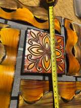 Metal Square Wall Art Sculpture 15" x 15" - Image 3