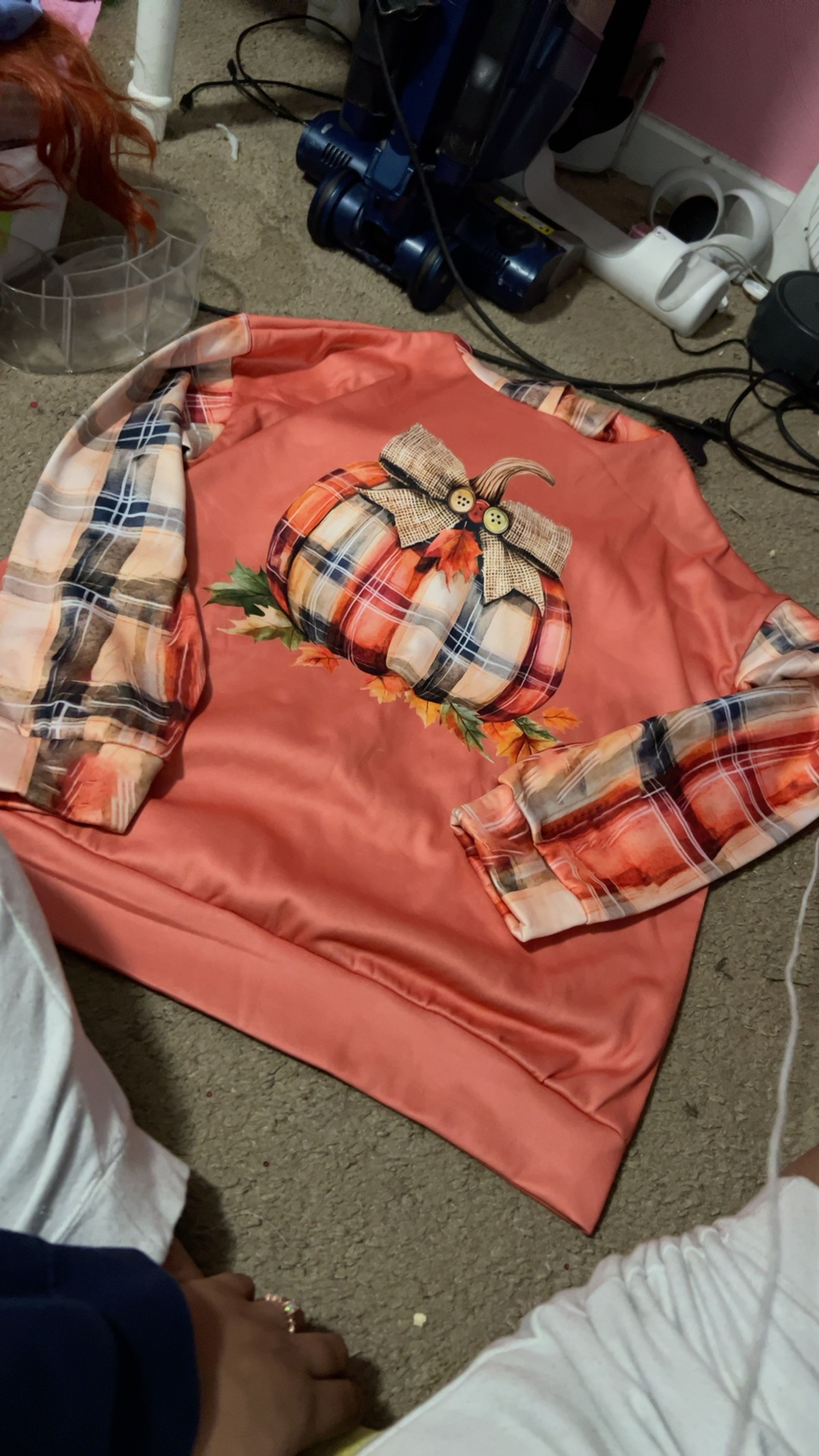 Women's Pumpkin Graphic Sweatshirt