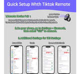 TikTok Scrolling Ring Microphone Remote Control,Fingertip Wireless Bluetooth - Image 4
