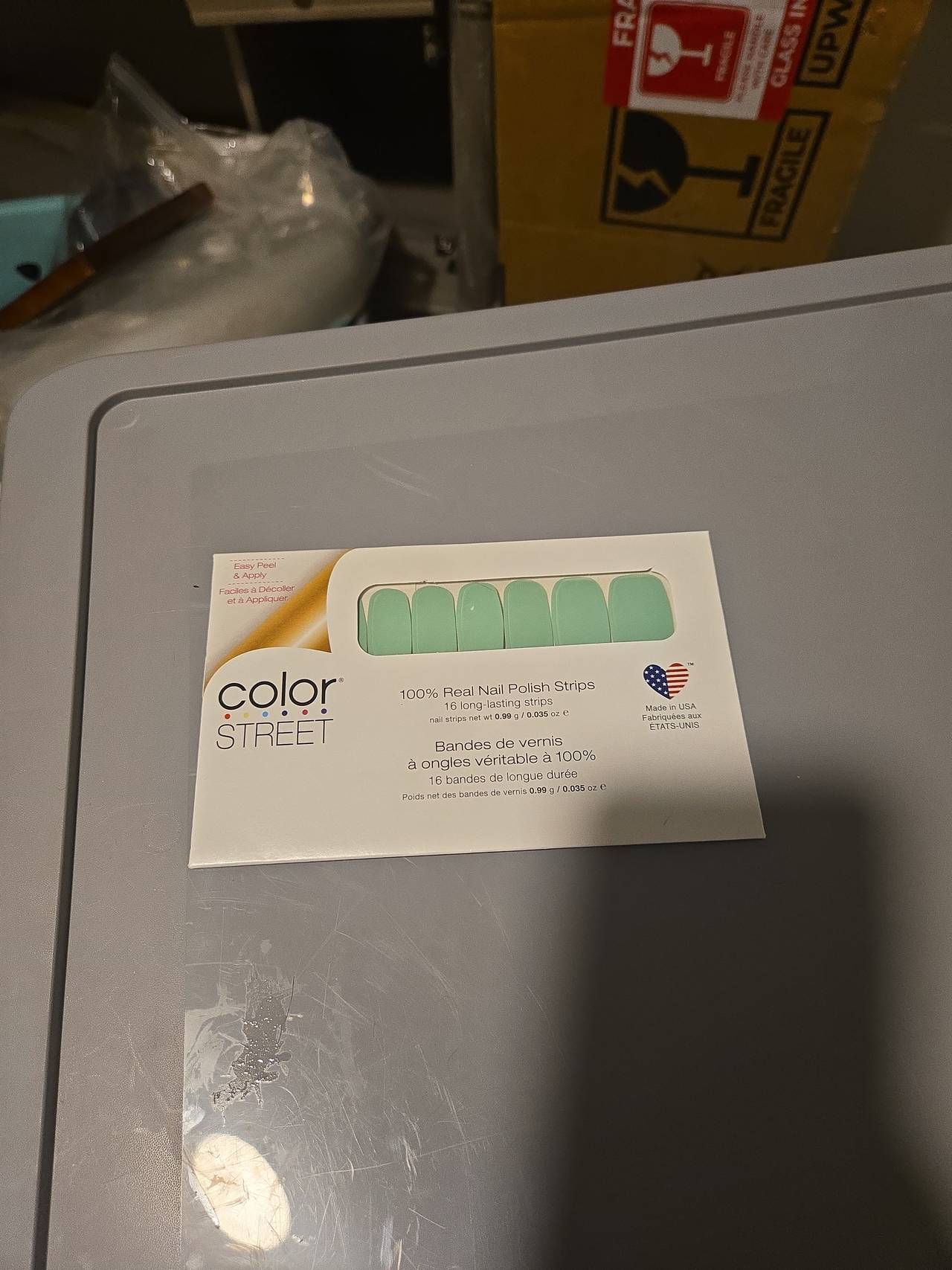 Color Street Real Nail Polish Strips - Mint To Be Rare!