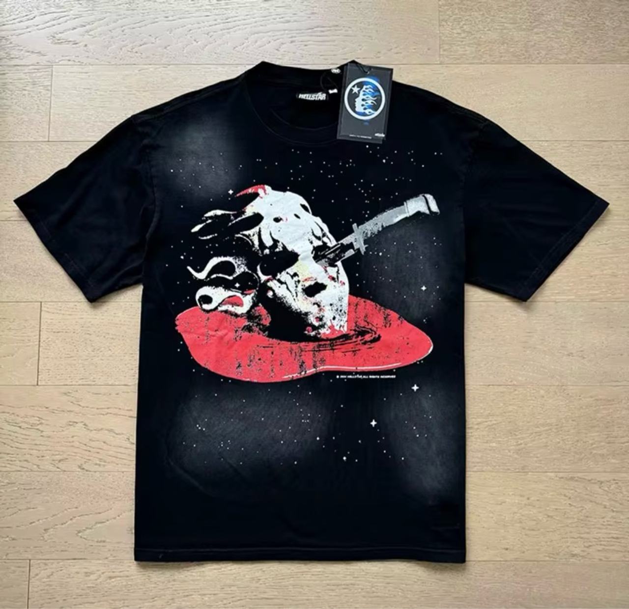 Hellstar Killer Mask T-Shirt Black/Red