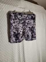 90 degrees - High Waisted Floral spandex Shorts sz L - Image 1