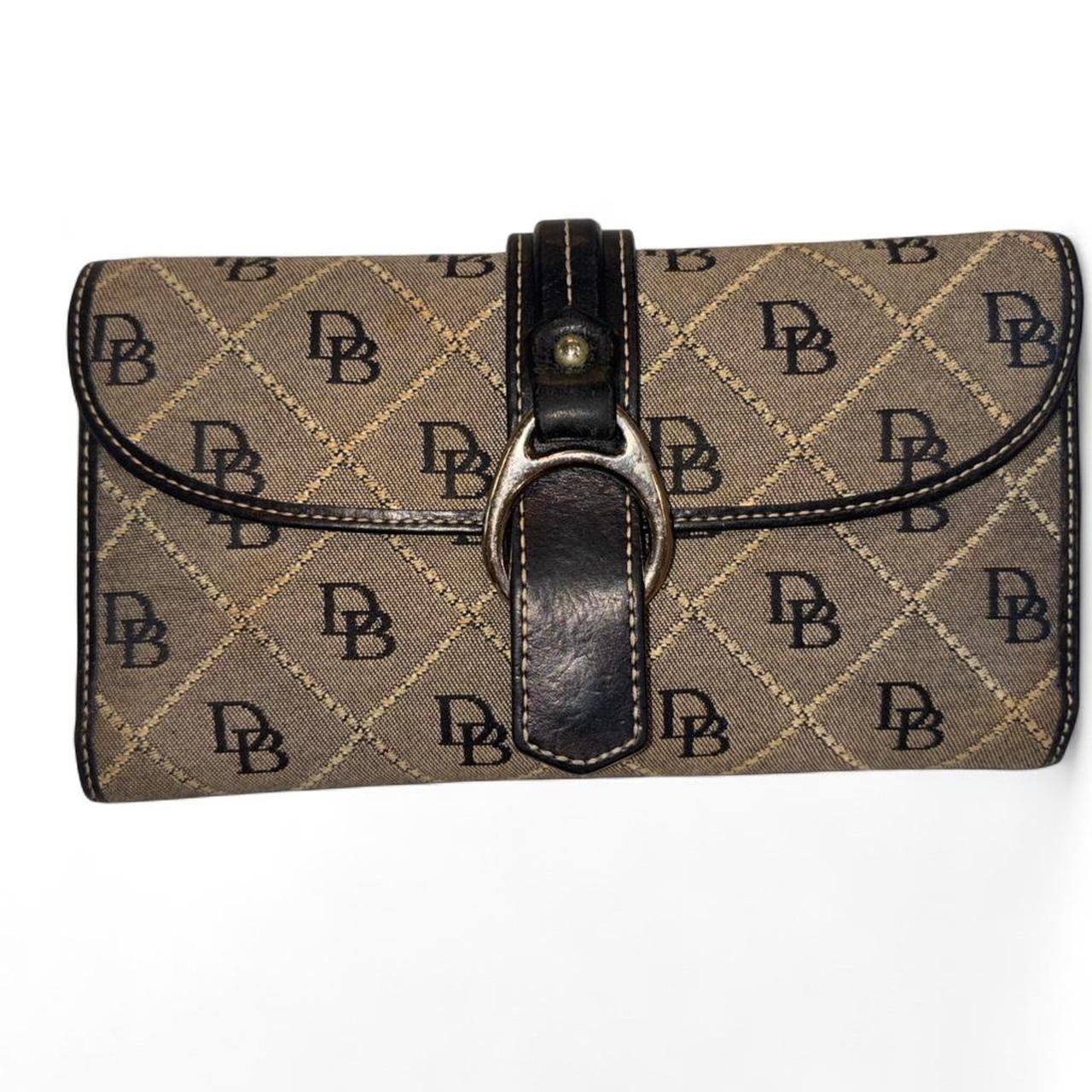 Dooney & Bourke Signature Monogram Slim Wallet