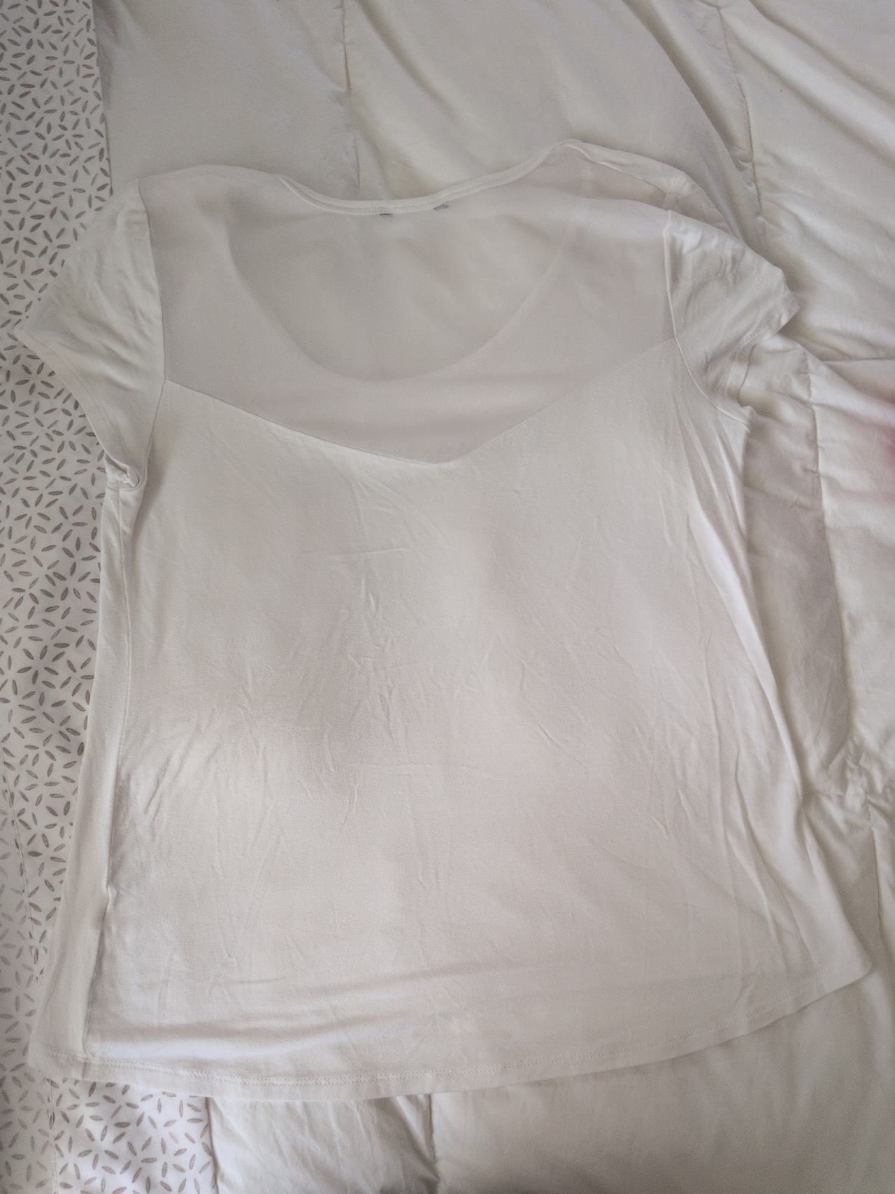 bebe Rhinestone Logo Scoop Neck T-Shirt