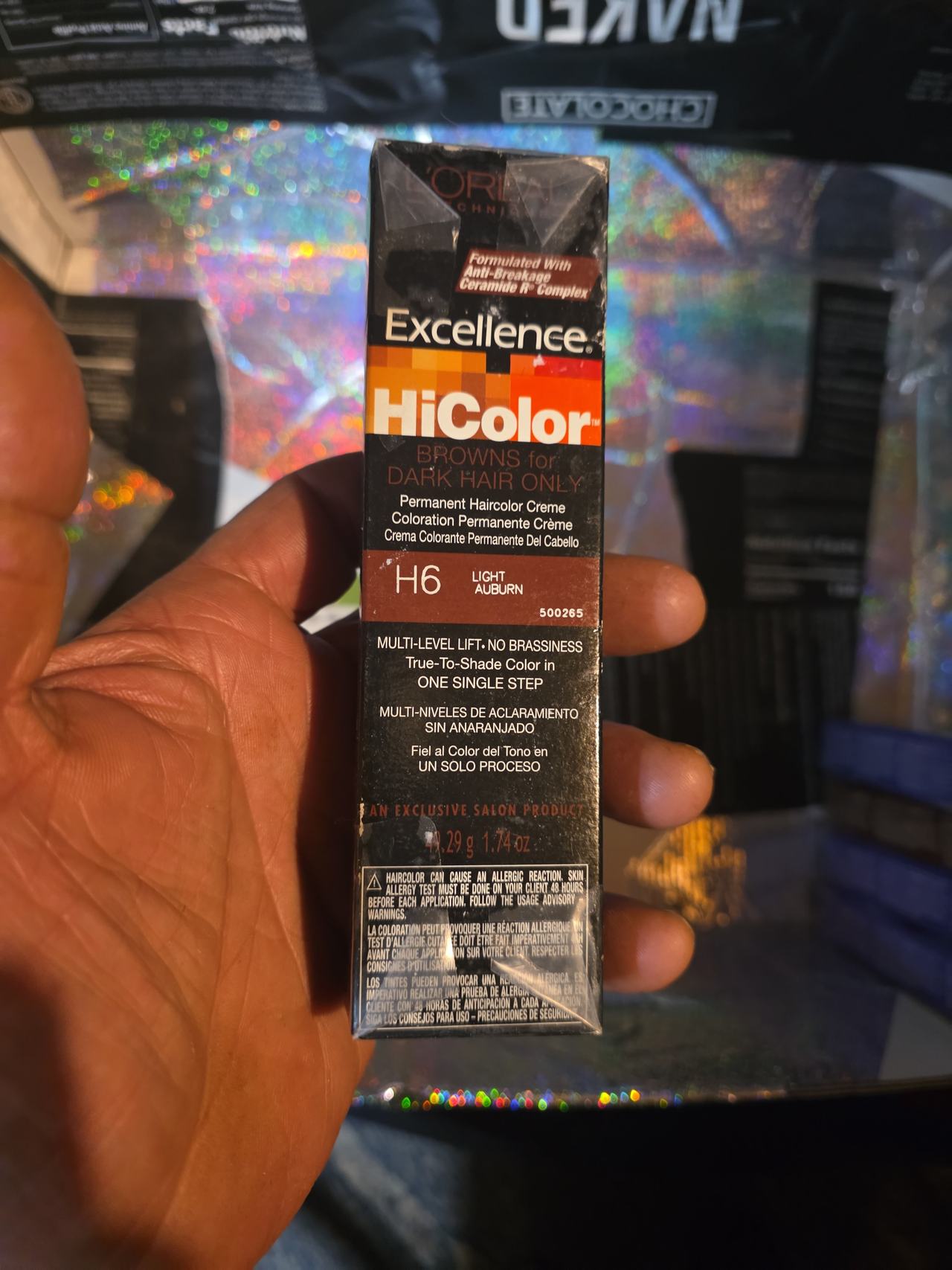 L'Oreal Excellence HiColor Browns for Dark Hair Only - H6 Light Auburn