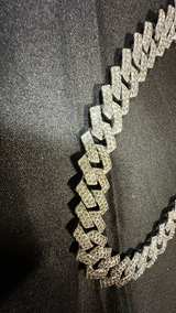 Iced Out Cuban Link Chain 24" - Image 2