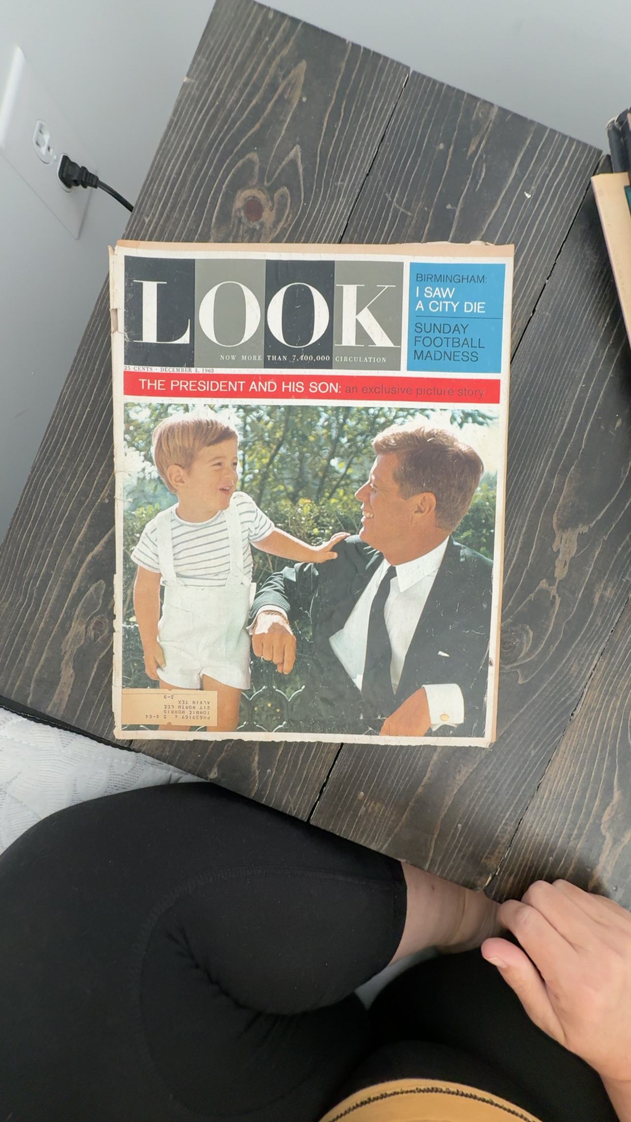 Look Magazine December 3, 1963 – John F. Kennedy & Son