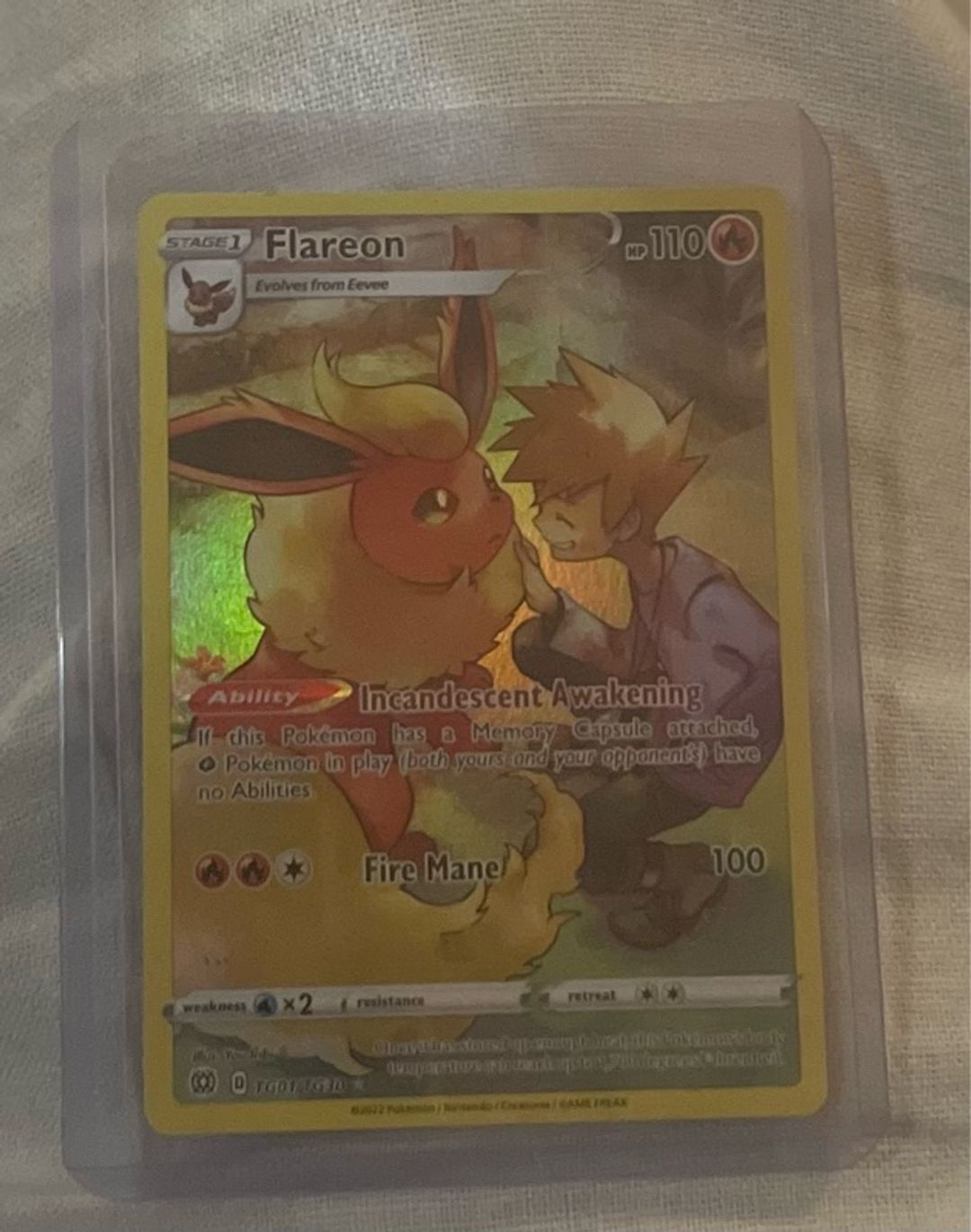 Pokemon Flareon Trainer Gallery TG01 Brilliant Stars