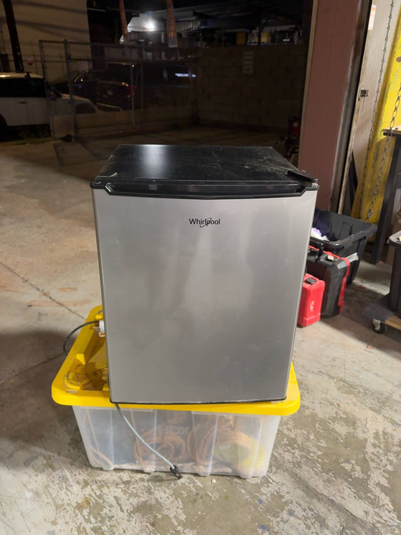 Whirlpool Mini Refrigerator 2.7 cu ft Stainless Steel