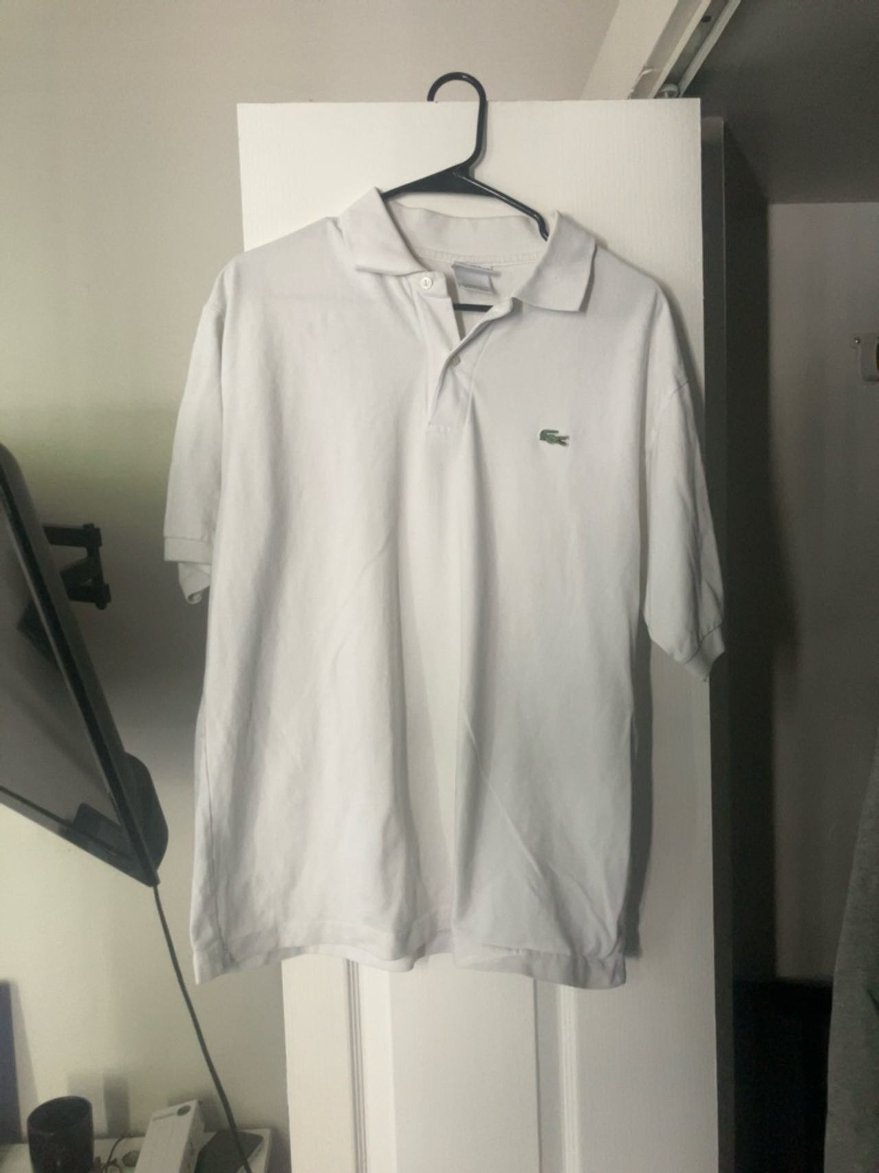Lacoste White Classic Fit Polo Shirt