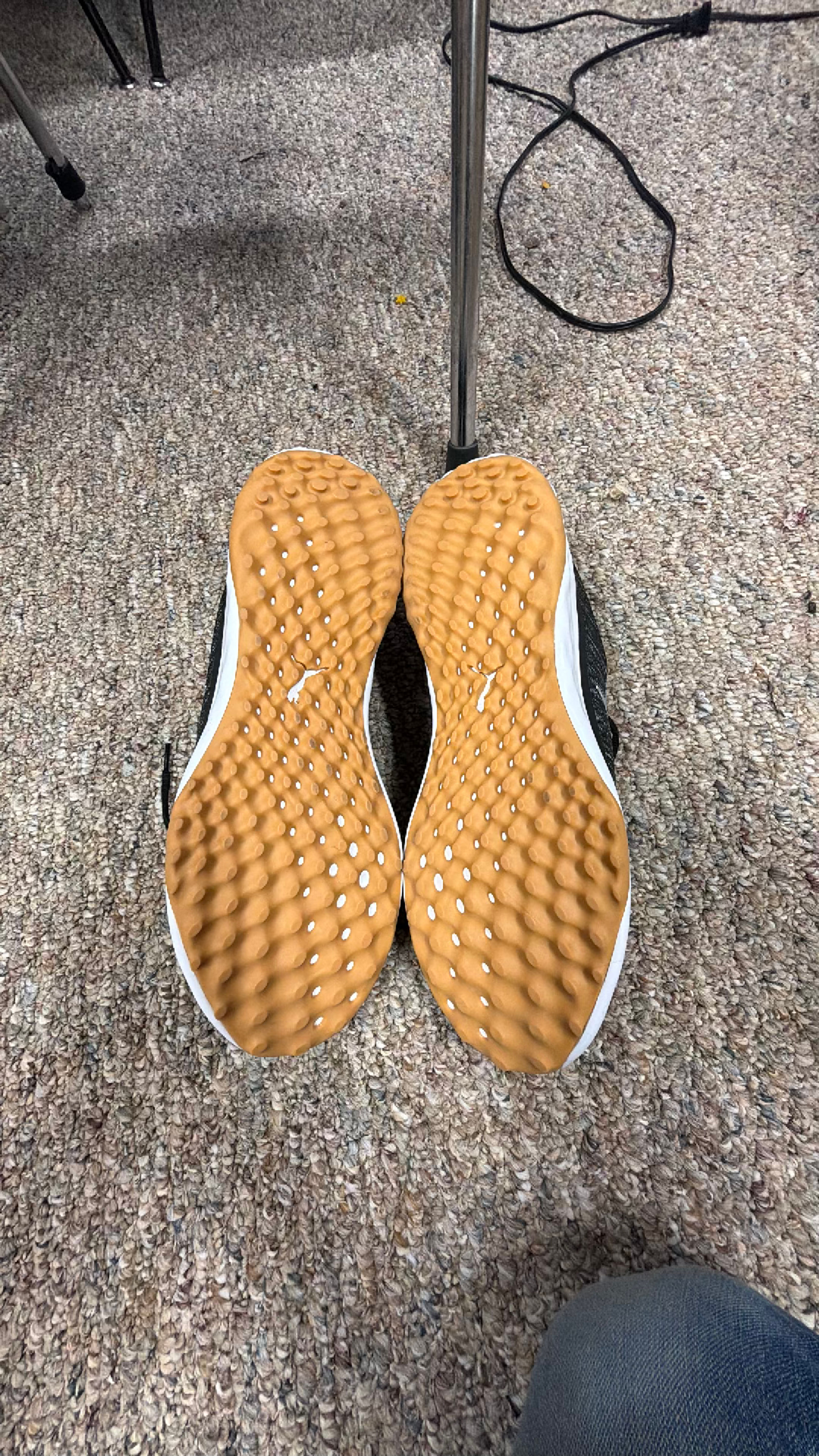 Puma Fusion Pro Golf Shoes Black/Silver - Image 2