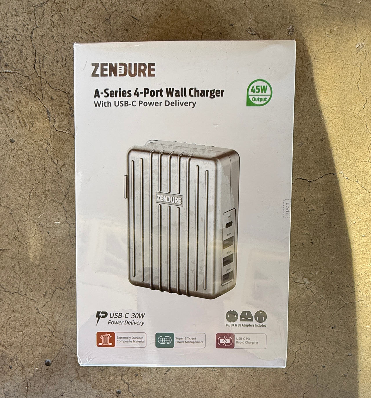 Zendure A-Series 4-Port Wall Charger with USB-C Power Delivery