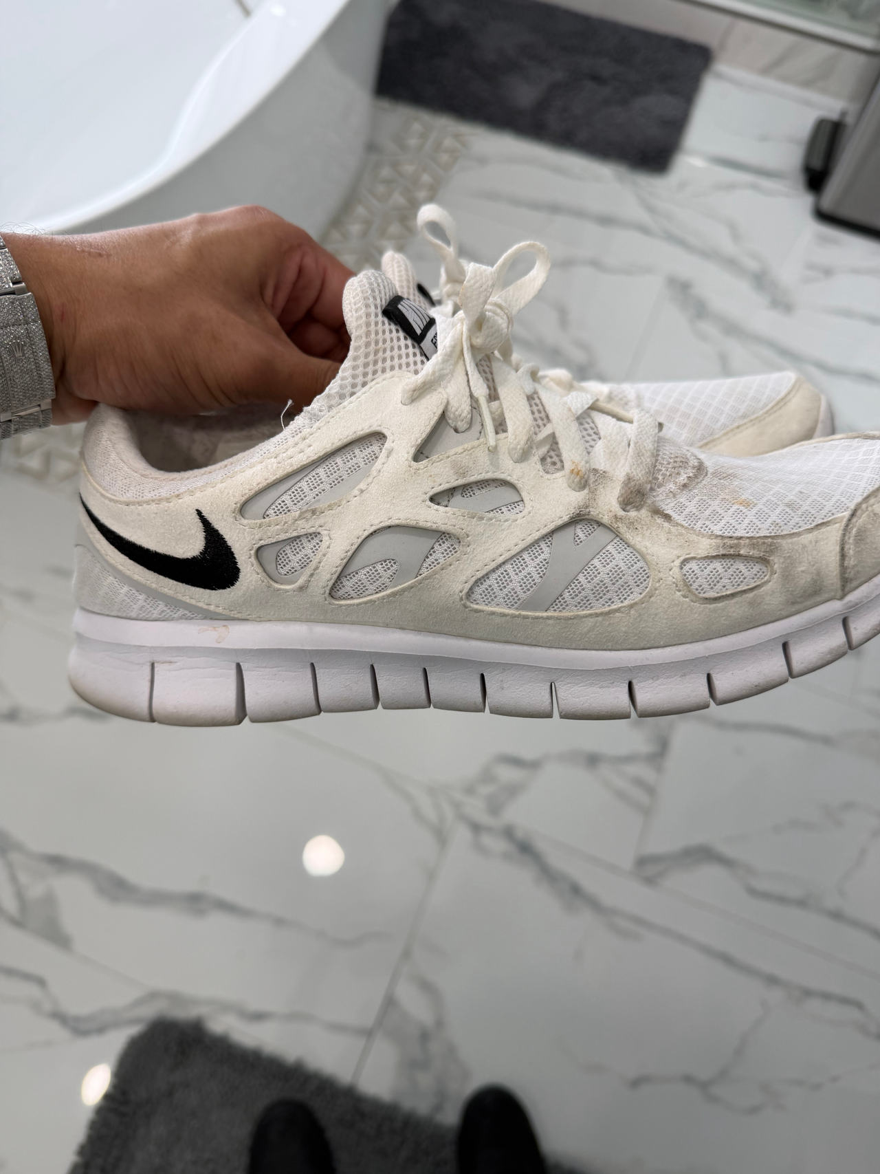 Nike Free Run 2 White Black