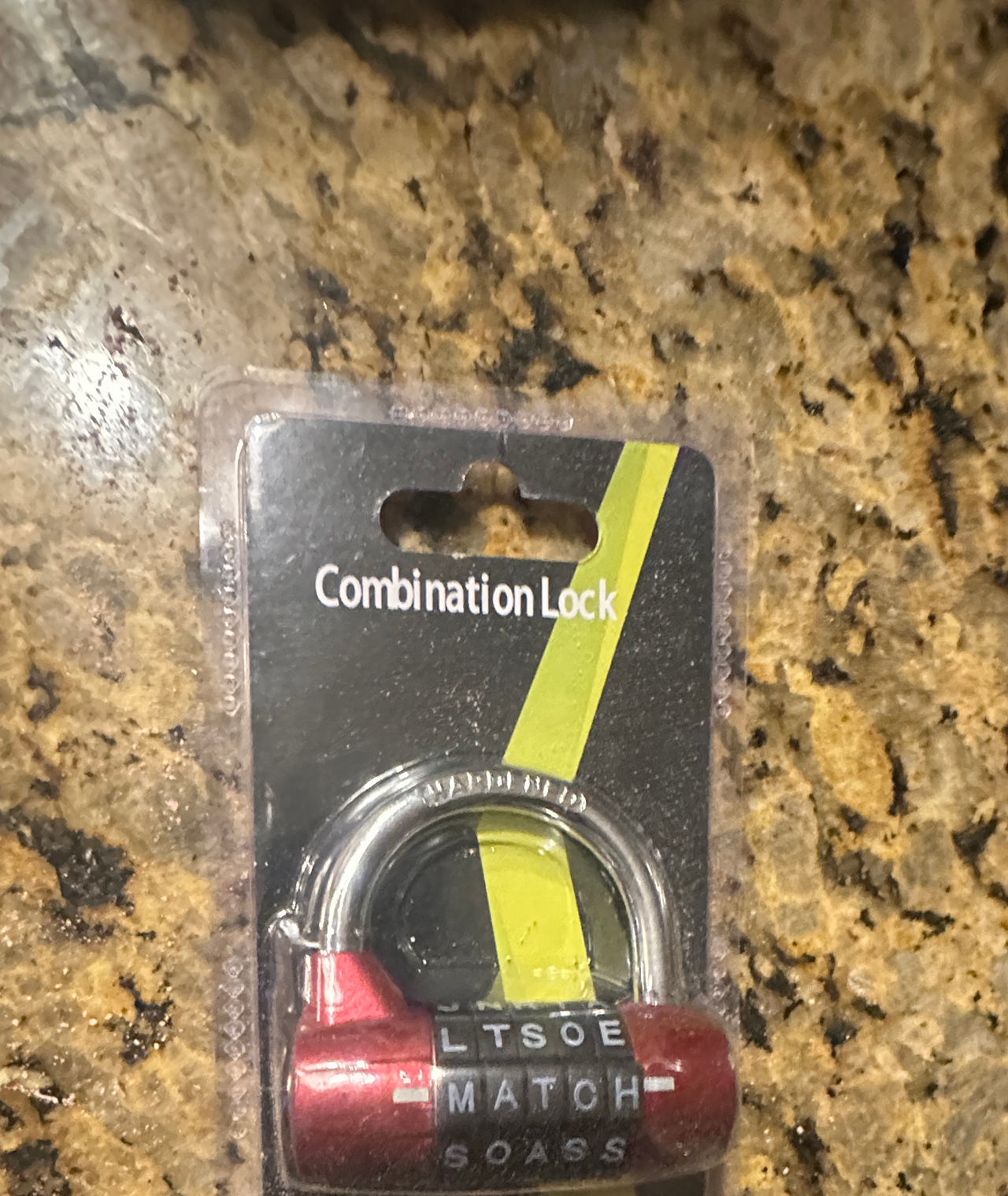 Word Combination Padlock