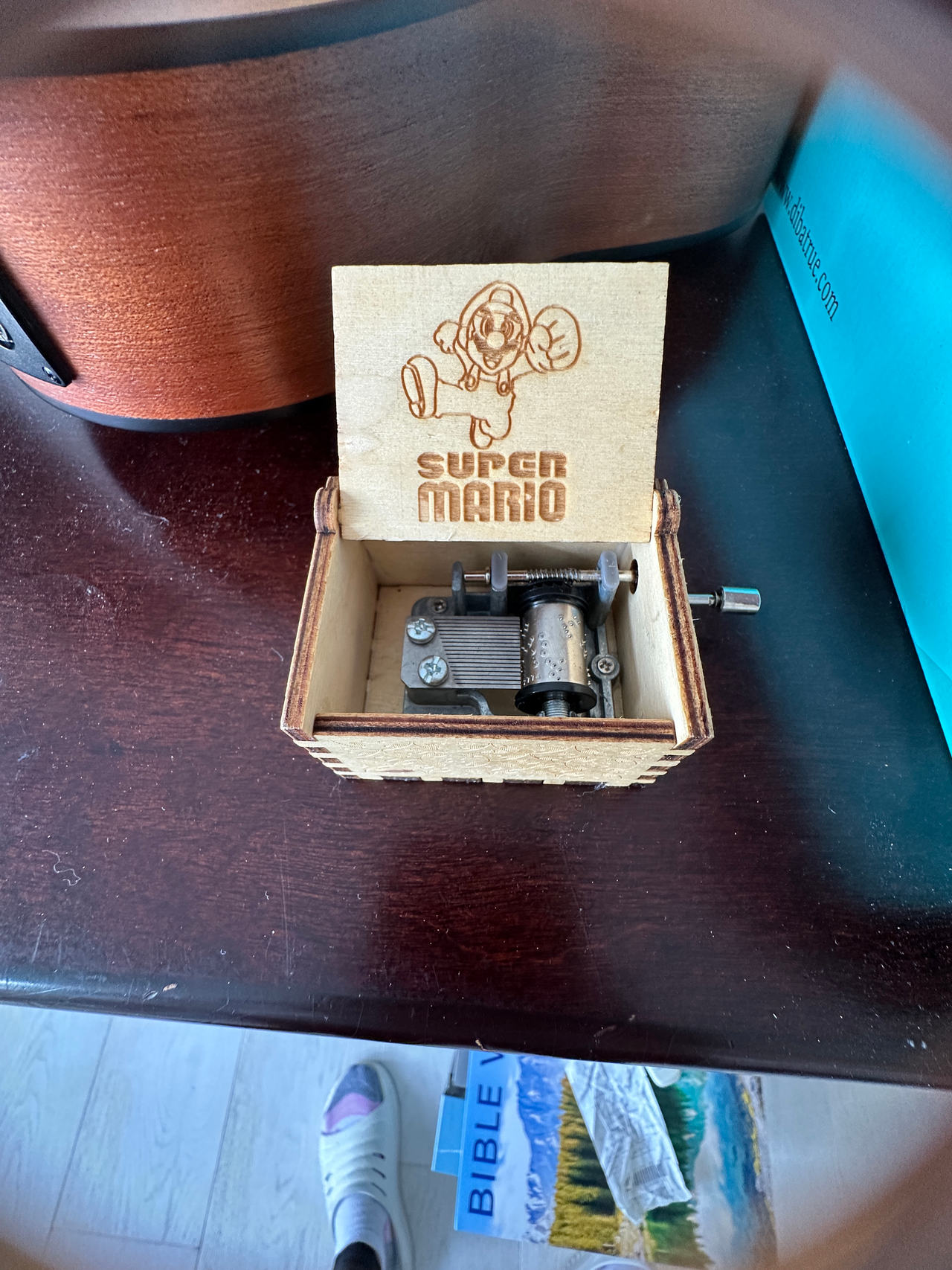 Super Mario Wooden Music Box