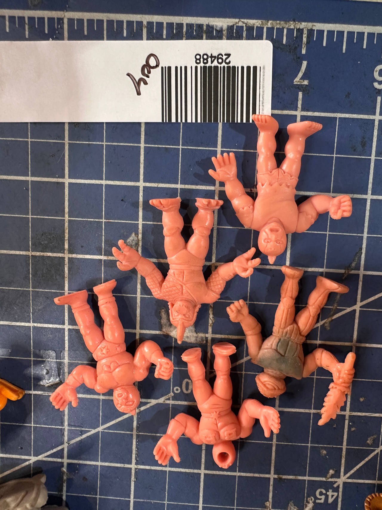Mattel M.U.S.C.L.E. Figures vtg 1980s bundle 004