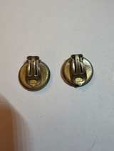 Vintage Italian Micro Mosaic Floral Earrings - Image 3