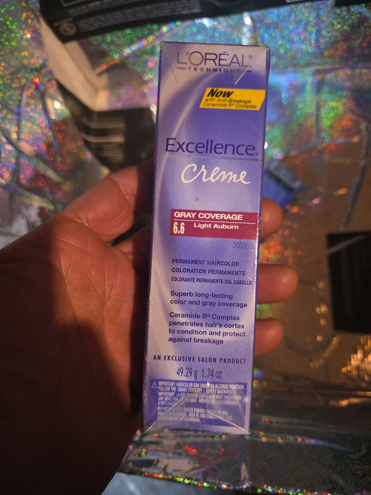 L'Oréal Technique Excellence Creme Permanent Haircolor 6.6 Light Auburn