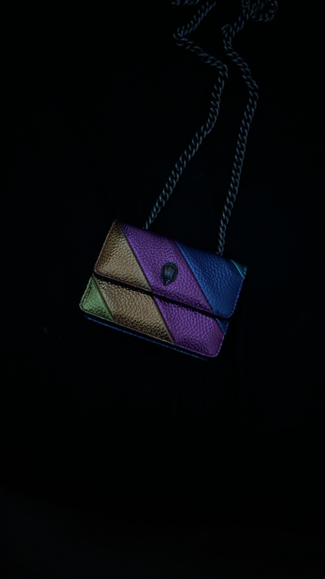 Kurt Geiger Micro Kensington Blue Crossbody