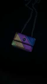 Kurt Geiger Micro Kensington Blue Crossbody - Image 1