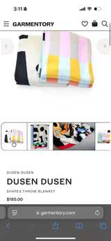 Dusen Dusen Colorblock Knit Throw Blanket - Image 2