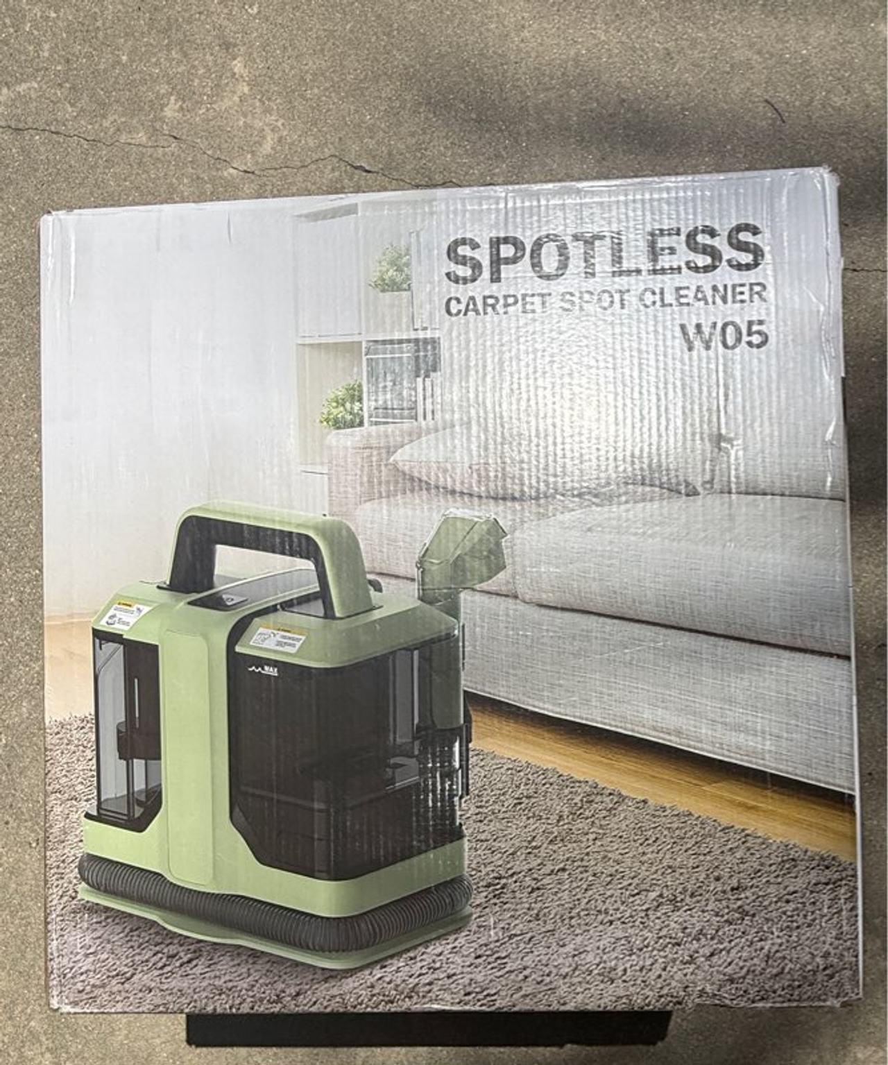 Spotless W05 Portable Carpet Spot Cleaner Upholstery Stain Remover