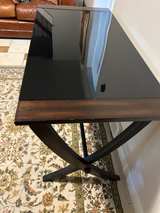 Black Glass Top Office Desk - Image 3