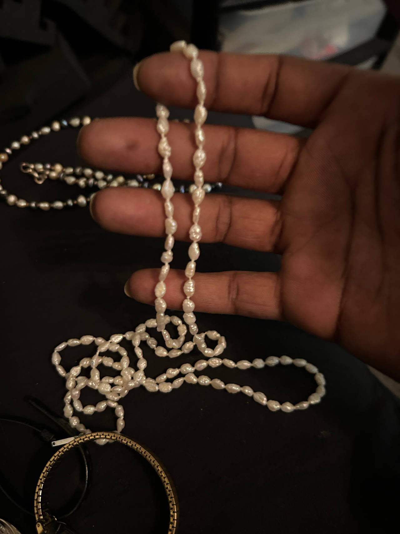 Freshwater Rice Pearl Necklace