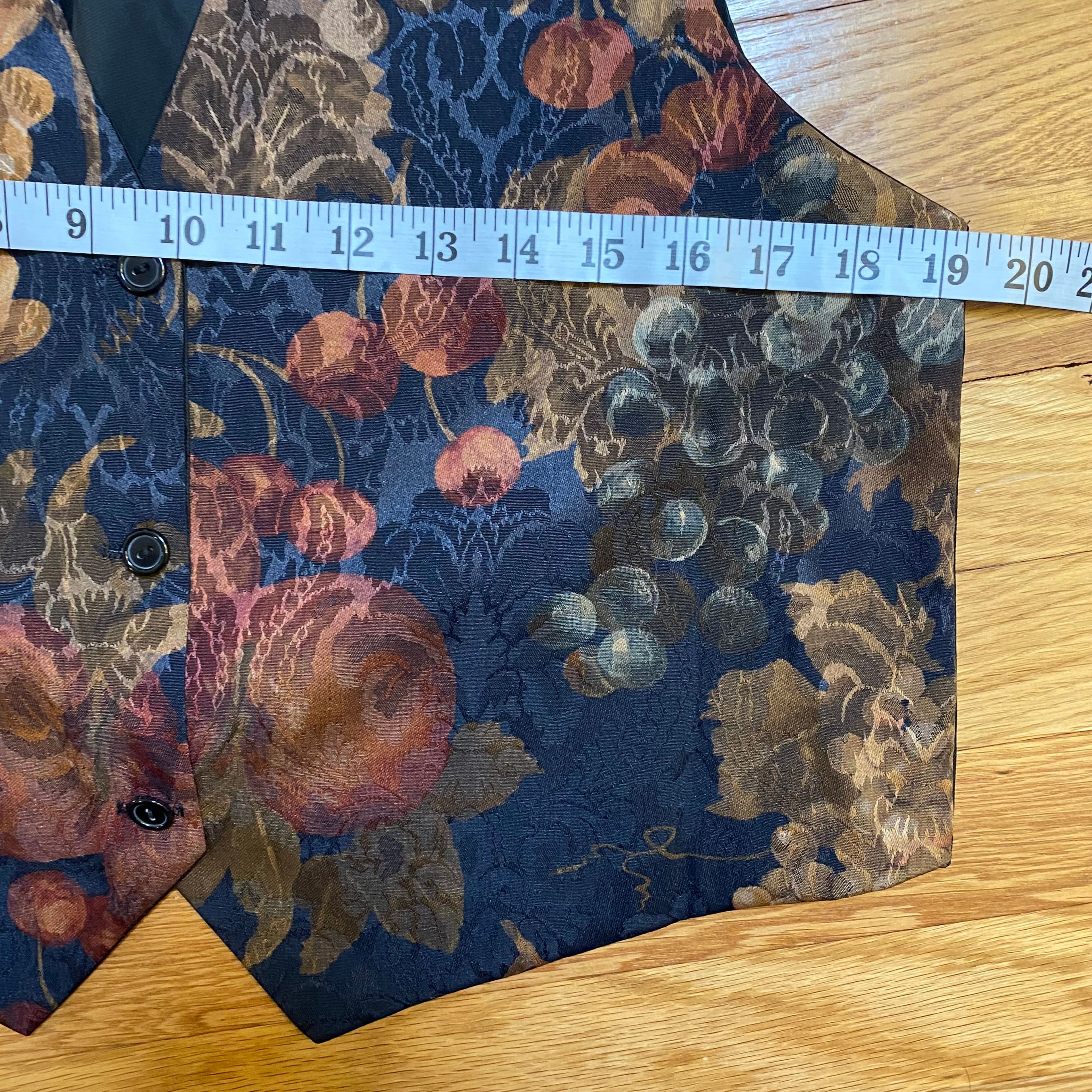 Men's Brocade Floral Vest - Image 6