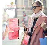 Samsung Galaxy S22 Case, Galaxy S22 Case Wallet,Rose Gold Marble 9 Card Holder - Image 6