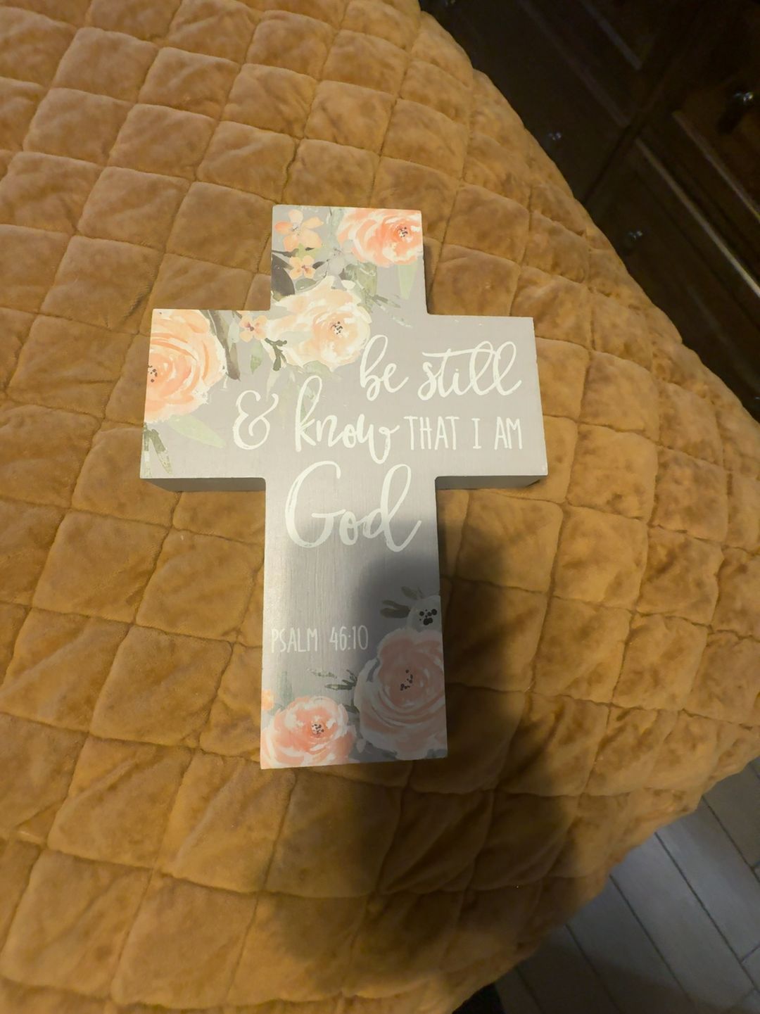 Wooden Wall Cross 8.5x12"