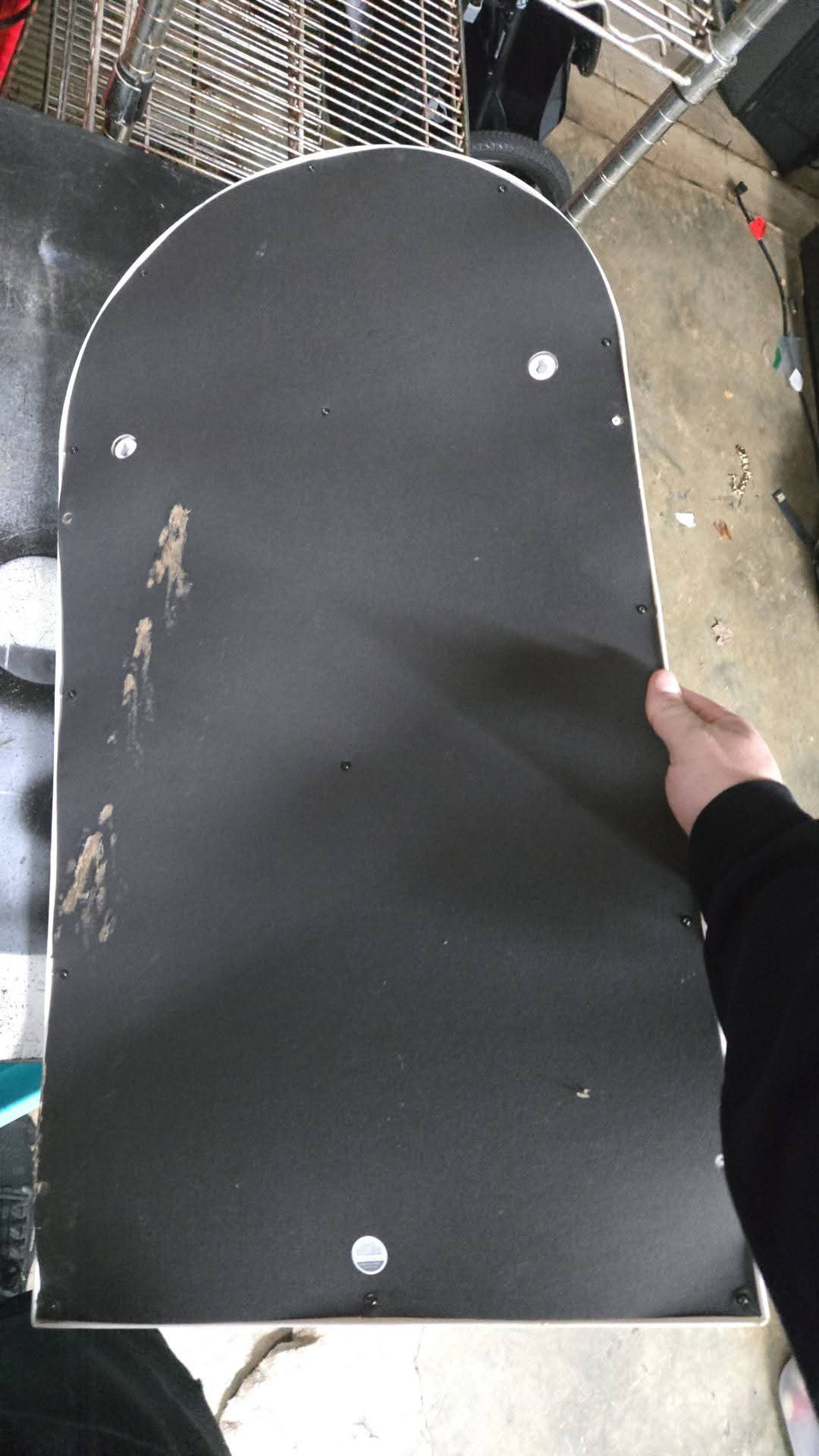 Threshold Arched Beaded Wall Mirror White