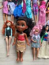 22 Doll Lot Disney Princess, Barbie, Moana, Frozen, Ariel, Tiana & More - Image 2
