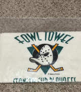 Vintage Anaheim Mighty Ducks Fowl Towel - Image 1