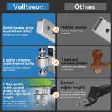 Vullteeon 2.5" Adjustable Trailer Hitch Ball Mount - Image 5