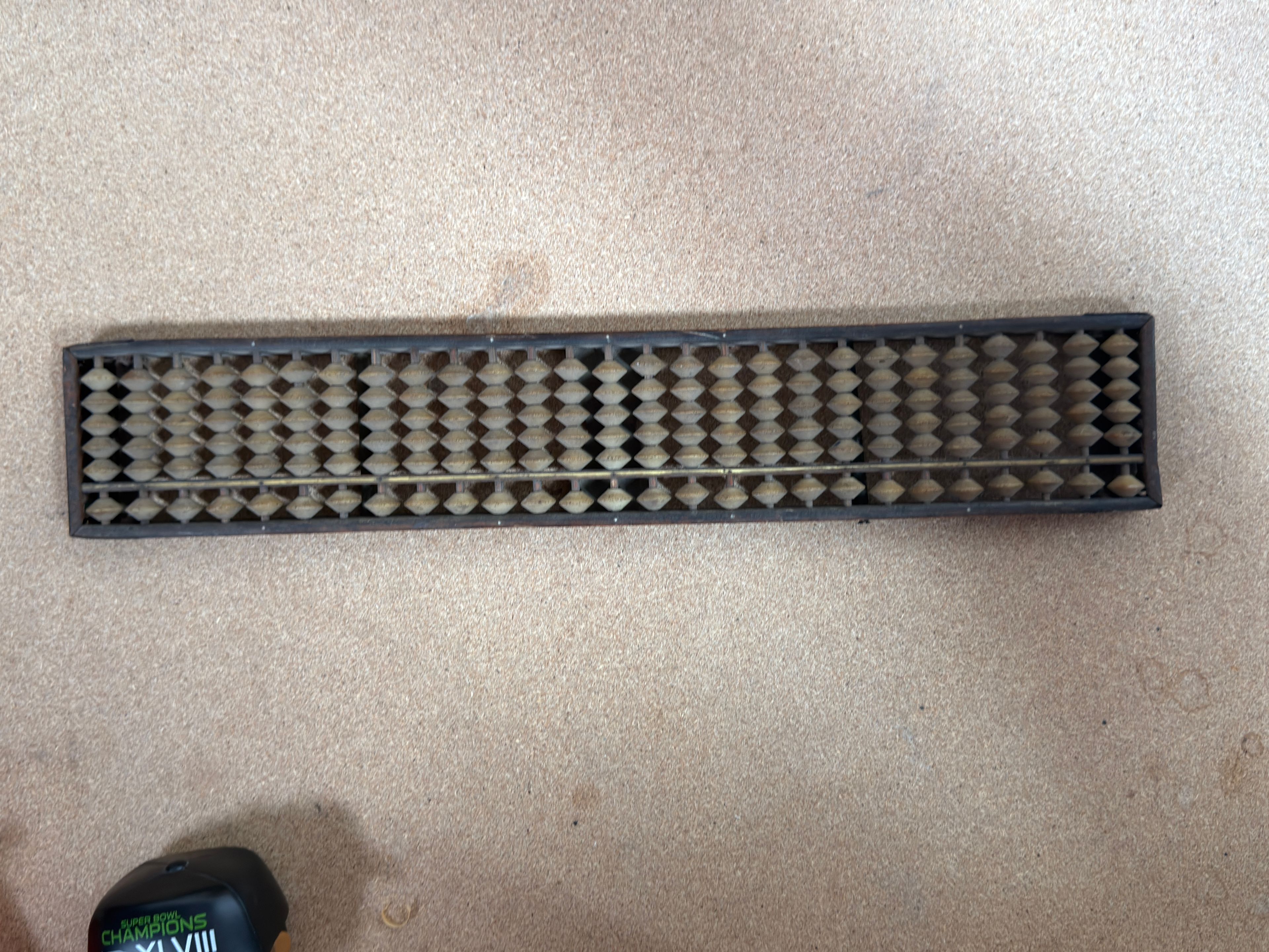 Vintage Korean Wooden Soroban Abacus - Image 5