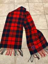AFL Melbourne Demons Plaid Scarf - Image 1