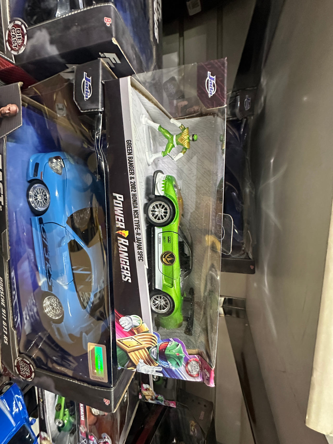 Jada Toys Power Rangers Green Ranger & 2002 Honda NSX Type-R Japan Spec 1:24 Die-cast Car & Figure