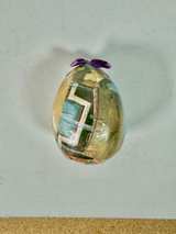 Vintage Greek Orthodox Icon Easter Egg Ornament - Image 4