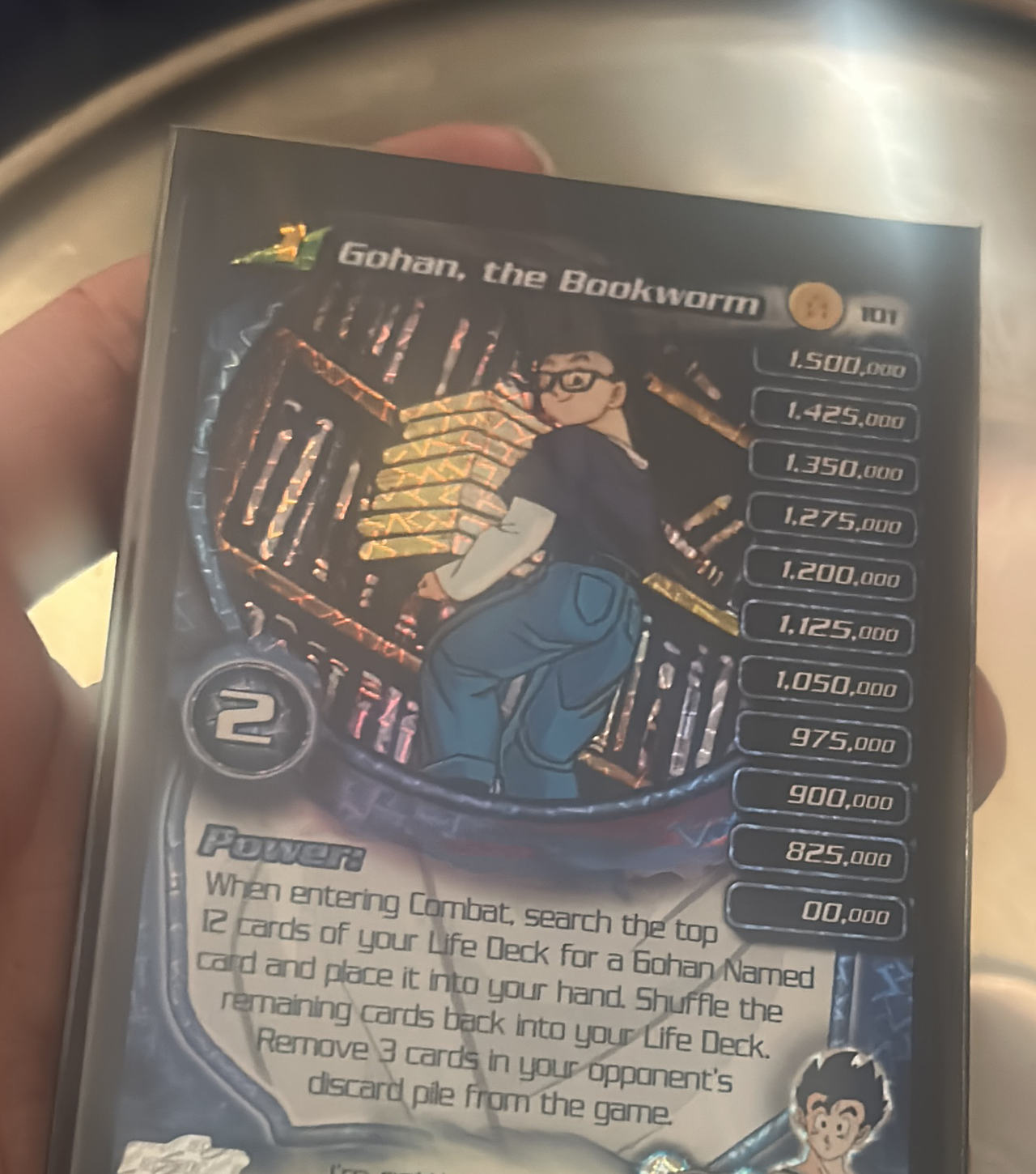 Dragon Ball Z TCG Gohan, the Bookworm #101 World Games Saga