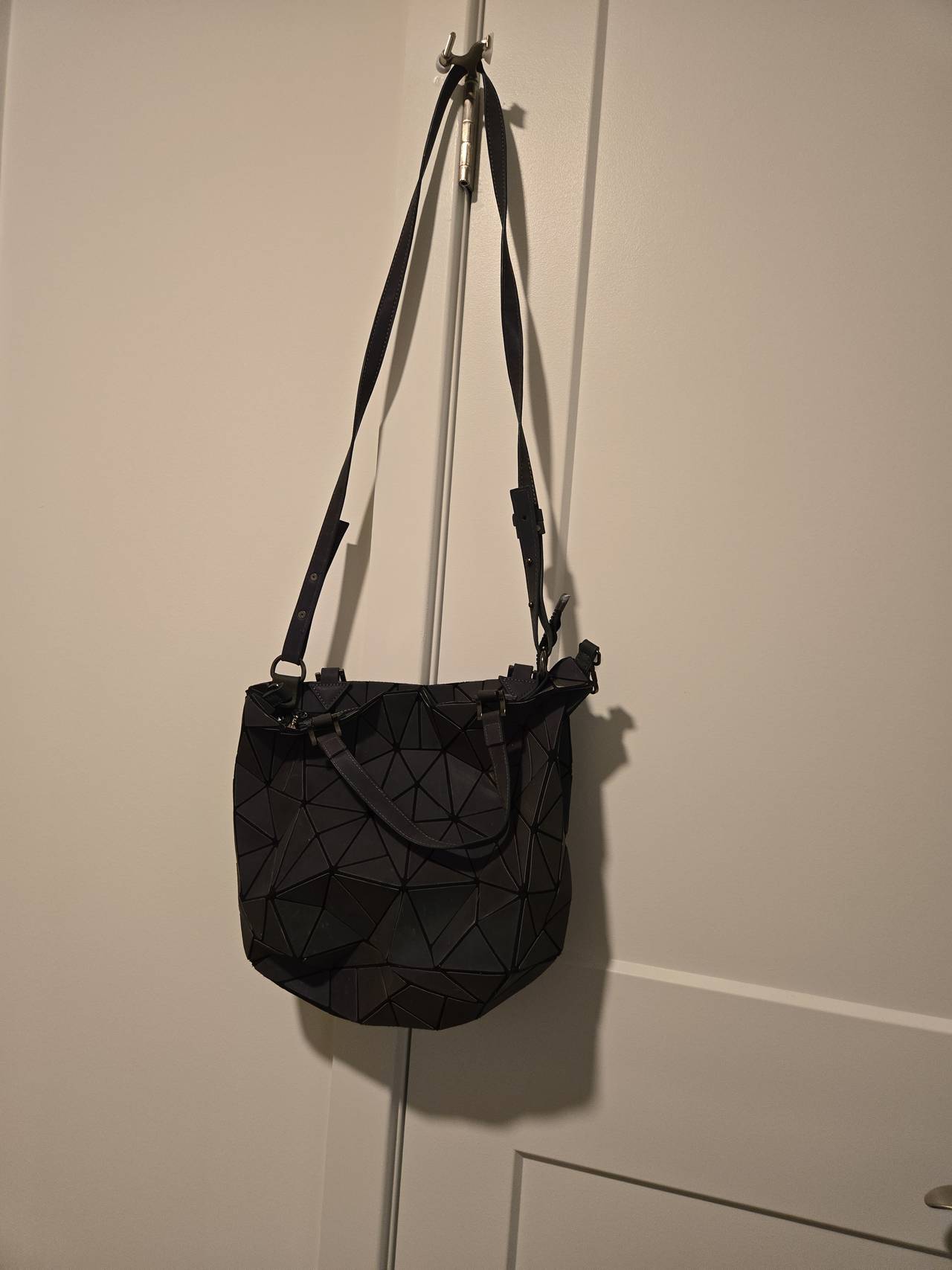 Geometric Luminous Reflective Tote Bag