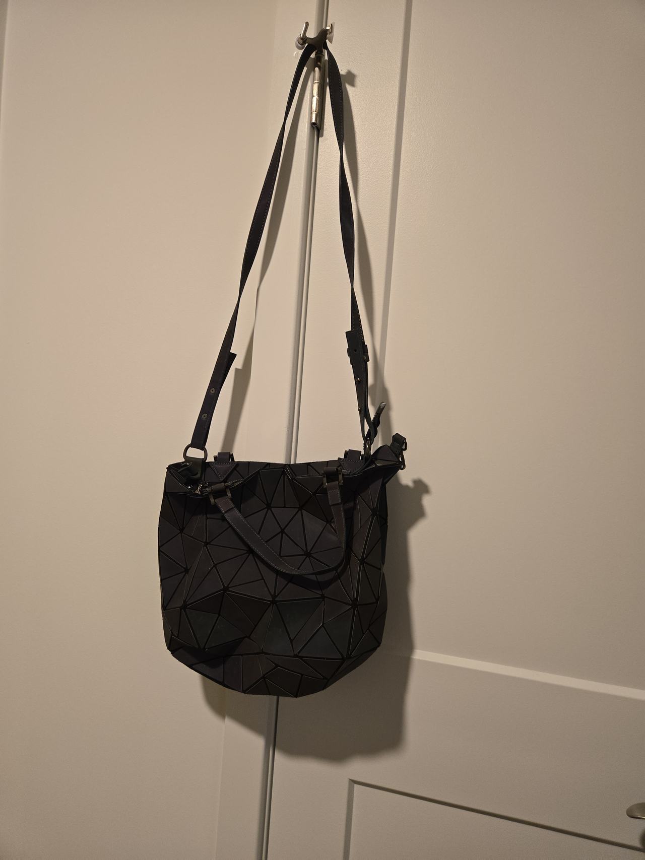 Geometric Luminous Reflective Tote Bag