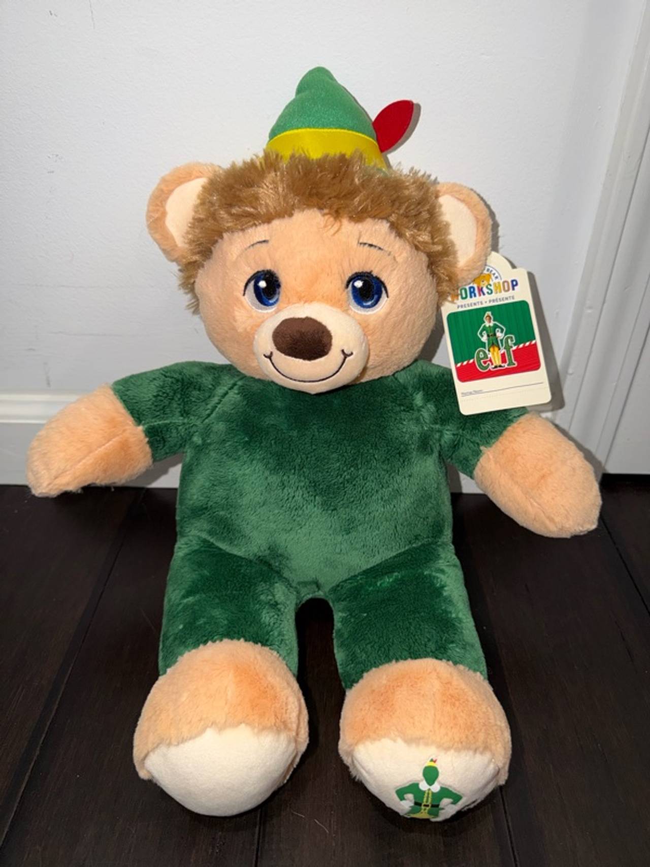 Build-A-Bear Buddy the Elf Plush Toy 17" Green