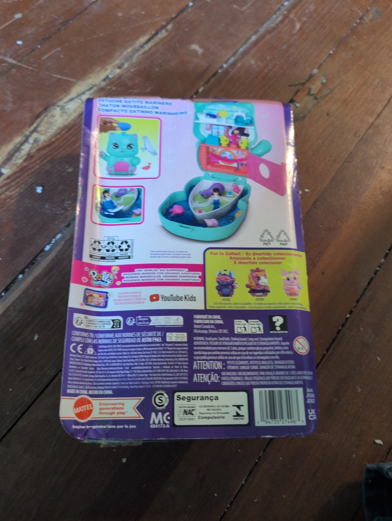 Polly Pocket Zen Cat Restaurant Compact