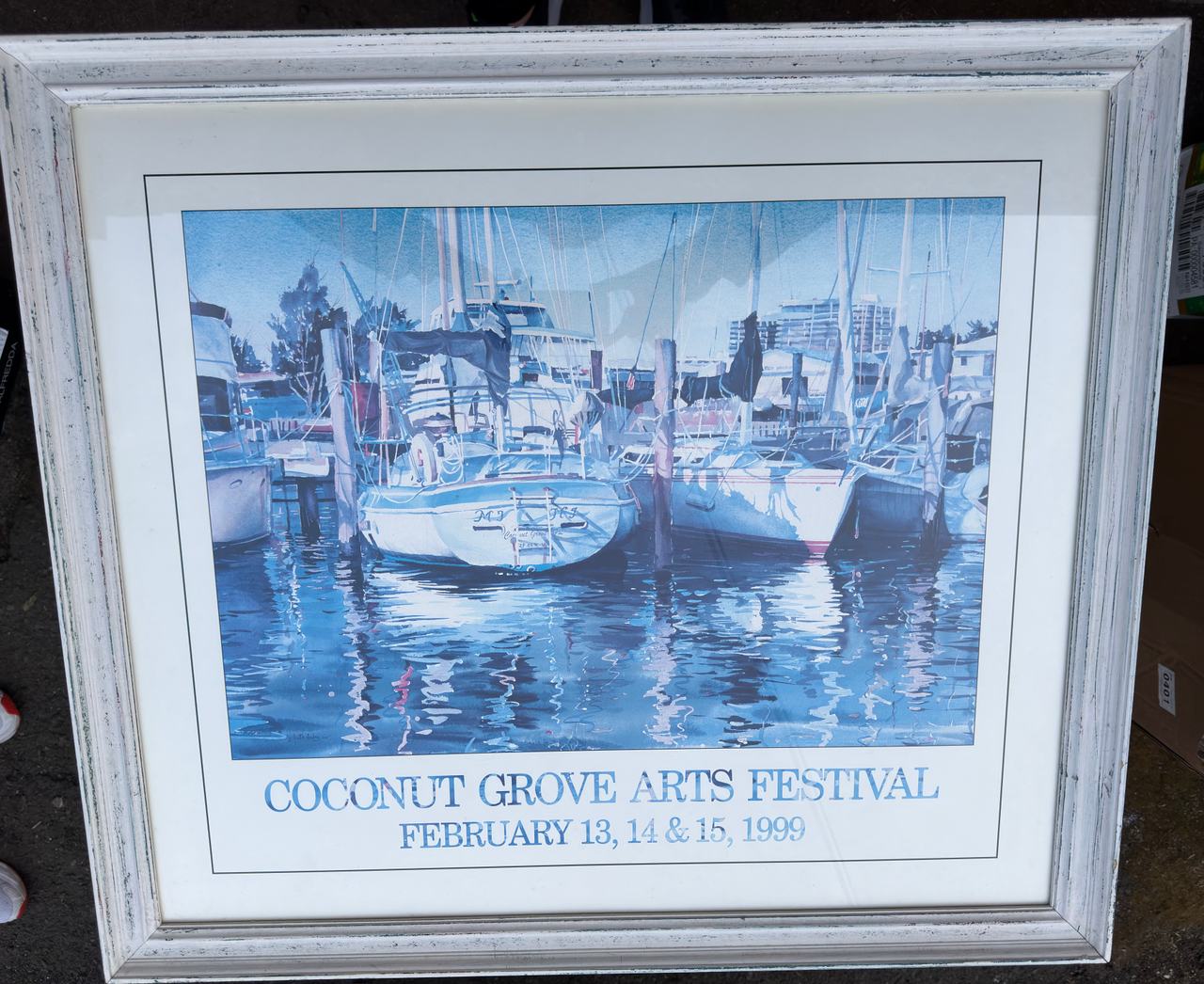 Coconut Grove Arts Festival 1999 Framed Poster 33x29 Miami