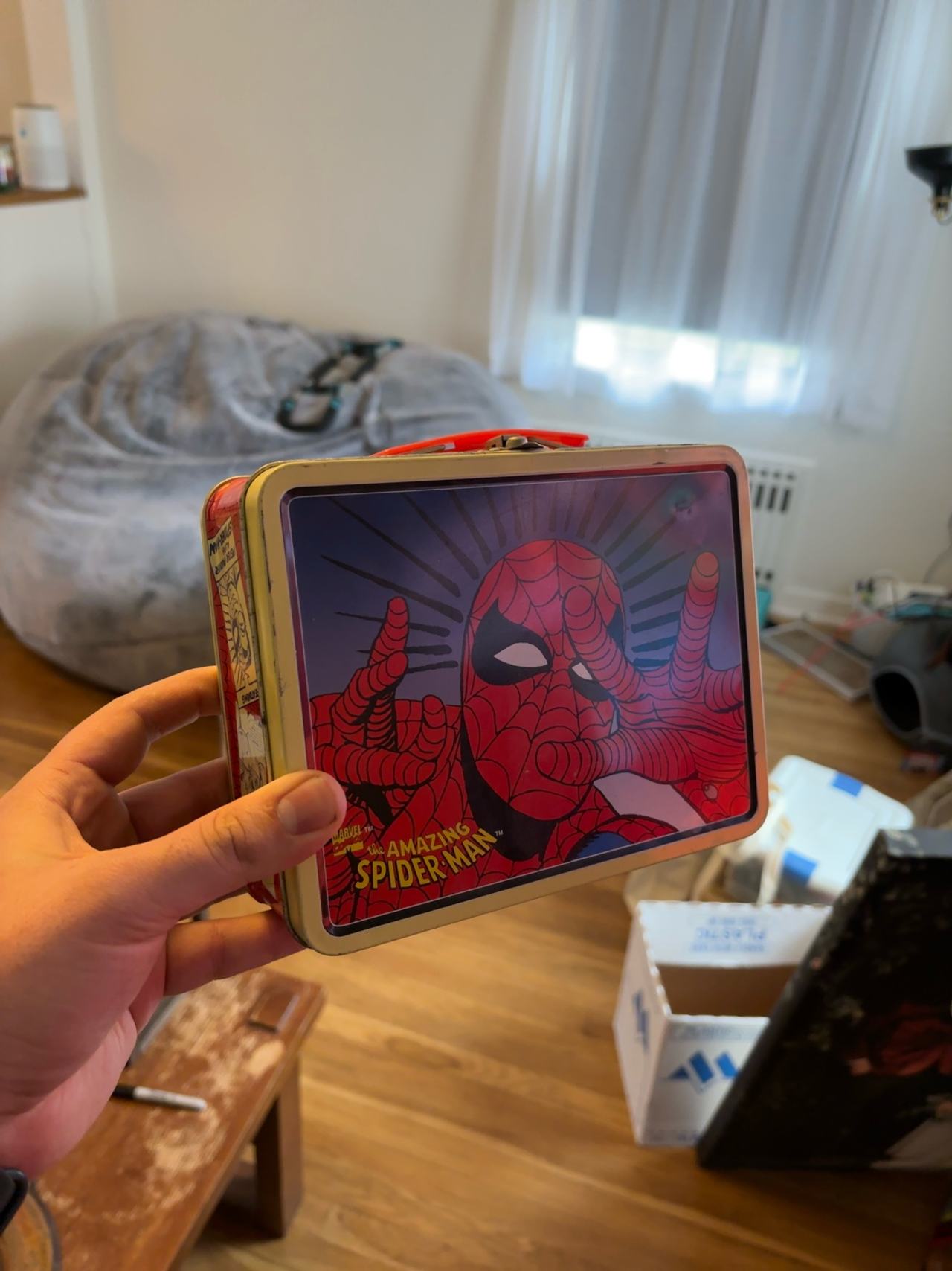 Marvel Spiderman Vintage Tin Lunch Box