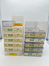 Vintage DuPont Stren Golden Dot Fishing Line Display Boxes Empty Plastic case - Image 1