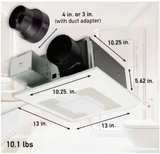 Panasonic WhisperFit DC/LED Bathroom Exhaust Fan - Brand New - Image 4