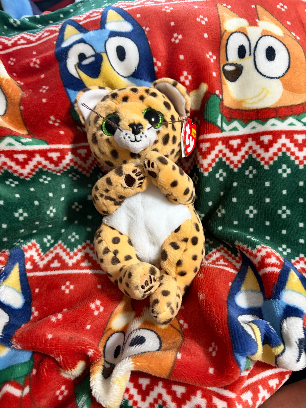 Ty Beanie Baby Speckles the Leopard