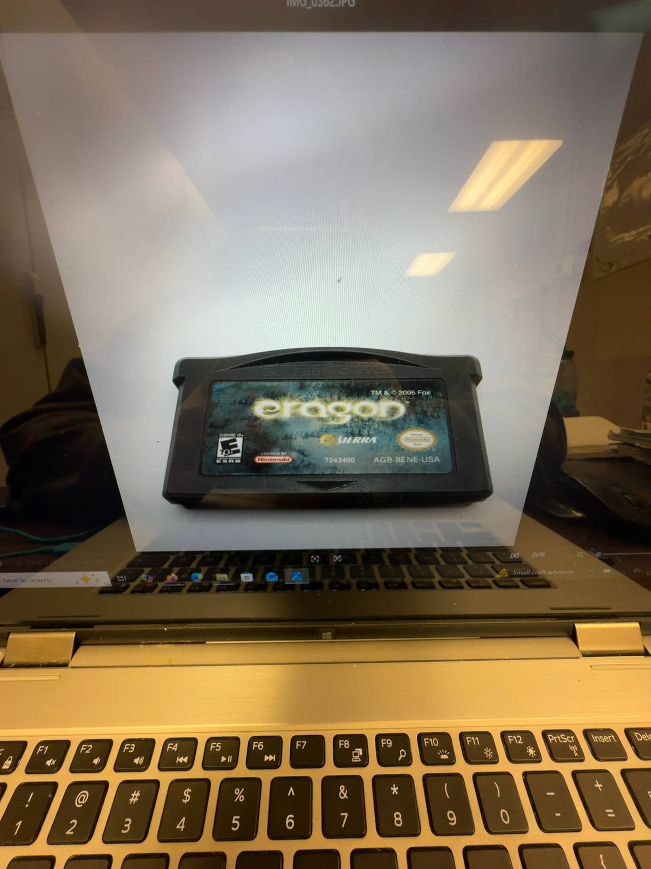 Nintendo Game Boy Advance Eragon Cartridge